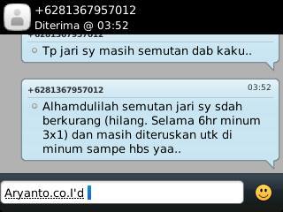 Testimoni kesemutan gold-g
